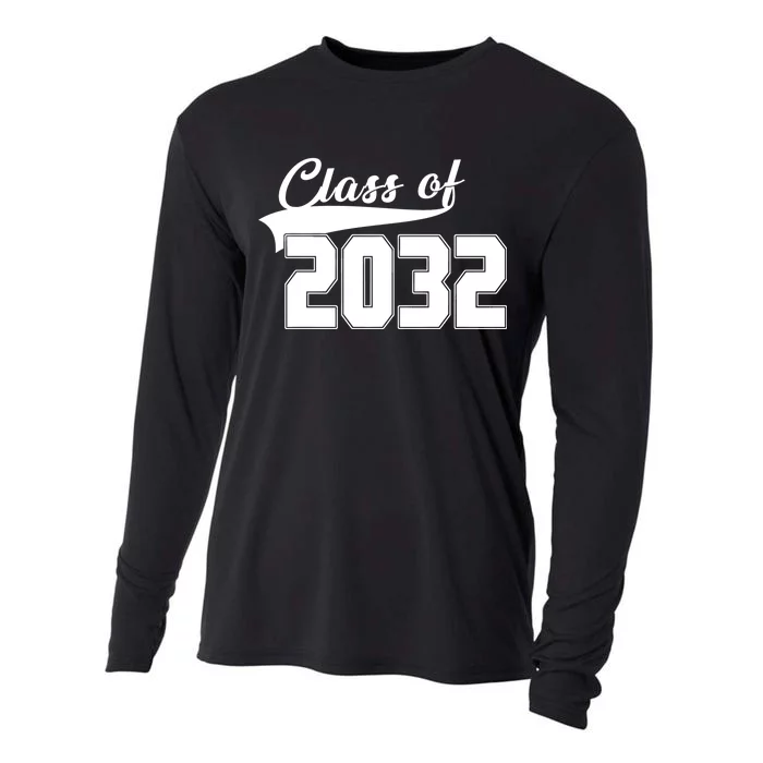 Class Of 2032 Kindergarten Future Graduate Cooling Performance Long Sleeve Crew