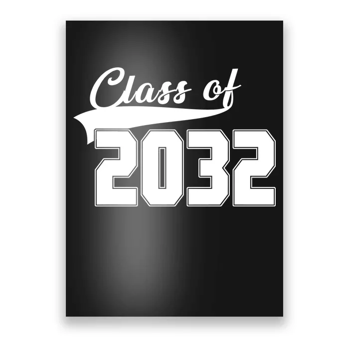 Class Of 2032 Kindergarten Future Graduate Poster