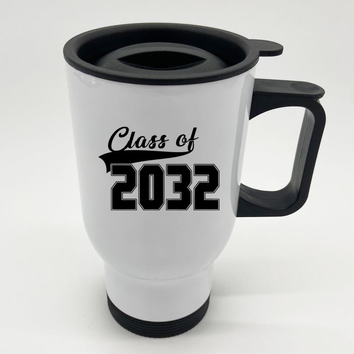 Class Of 2032 Kindergarten Future Graduate Front & Back Stainless Steel Travel Mug