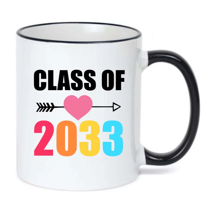 Class of 2033 School Kindergarten Colorful Black Color Changing Mug