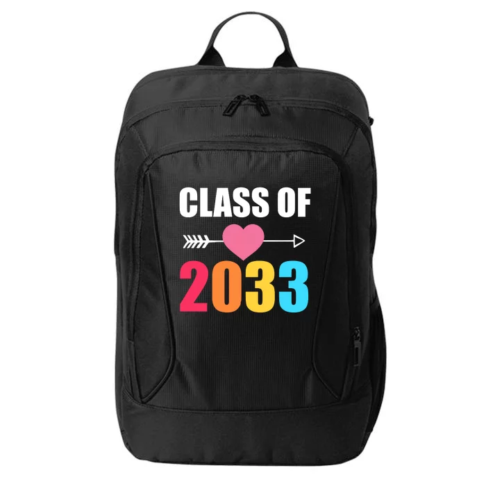 Class of 2033 School Kindergarten Colorful City Backpack