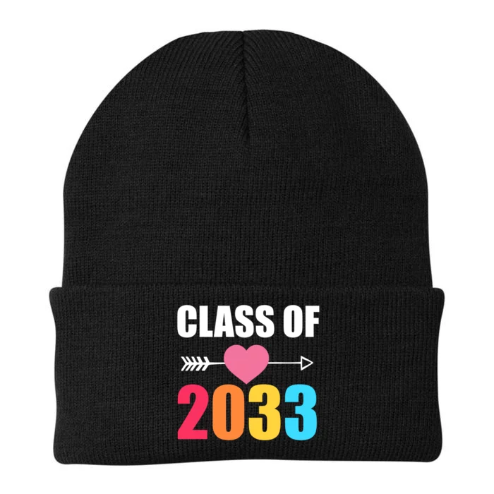 Class of 2033 School Kindergarten Colorful Knit Cap Winter Beanie