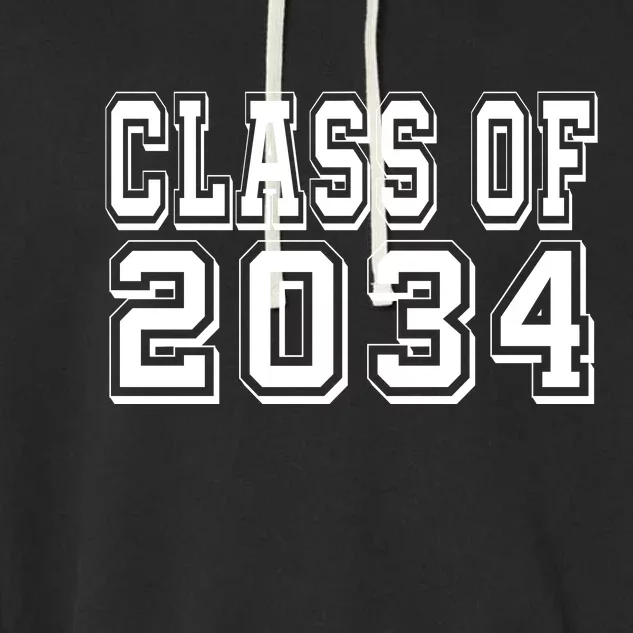 Class Of 2034 Grow With Me Garment-Dyed Fleece Hoodie