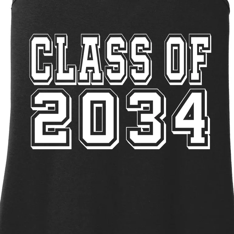 Class Of 2034 Grow With Me Ladies Essential Tank