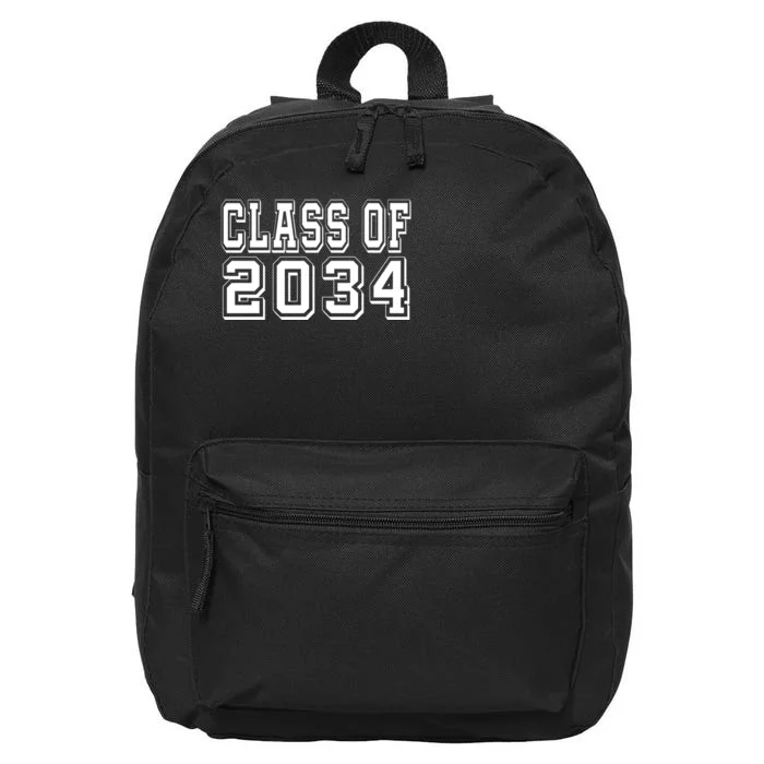 Class Of 2034 Grow With Me 16 in Basic Backpack