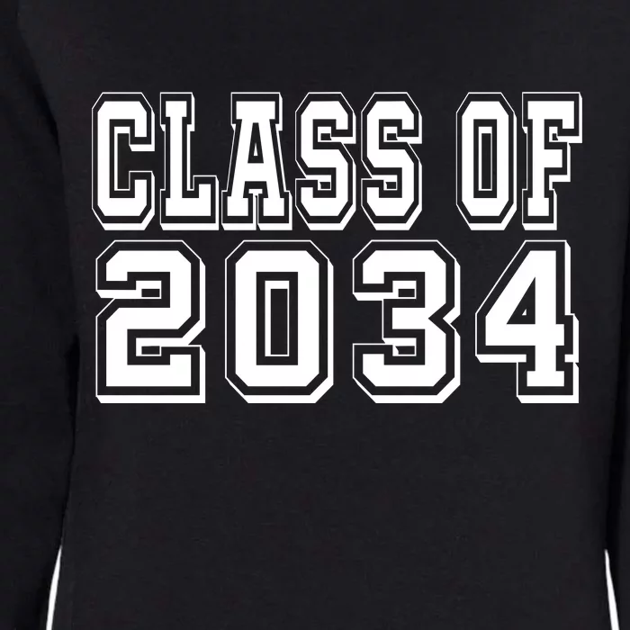 Class Of 2034 Grow With Me Womens California Wash Sweatshirt