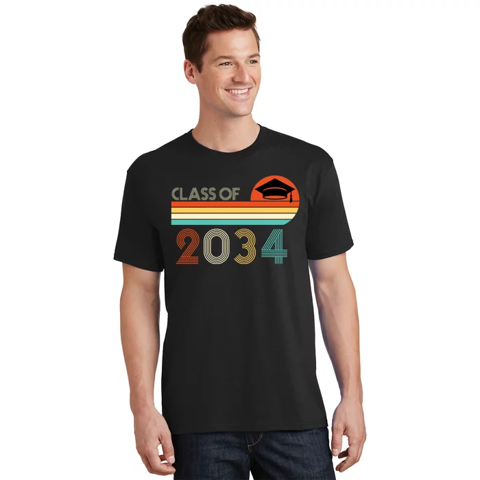 Class Of 2034 Grow With Me Pre-K Graduate Vintage T-Shirt