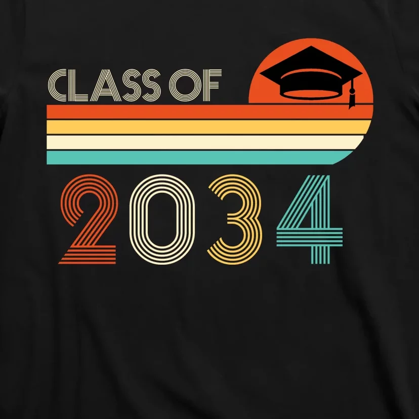 Class Of 2034 Grow With Me Pre-K Graduate Vintage T-Shirt