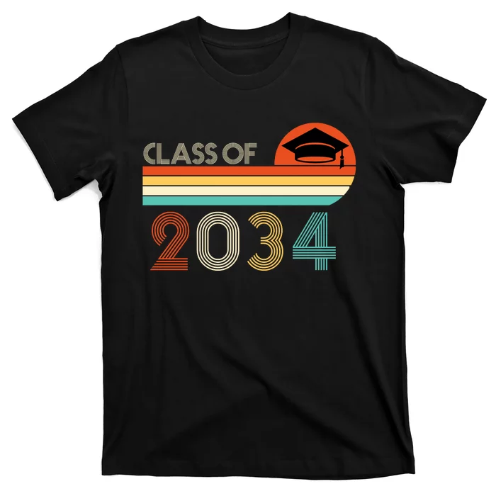 Class Of 2034 Grow With Me Pre-K Graduate Vintage T-Shirt