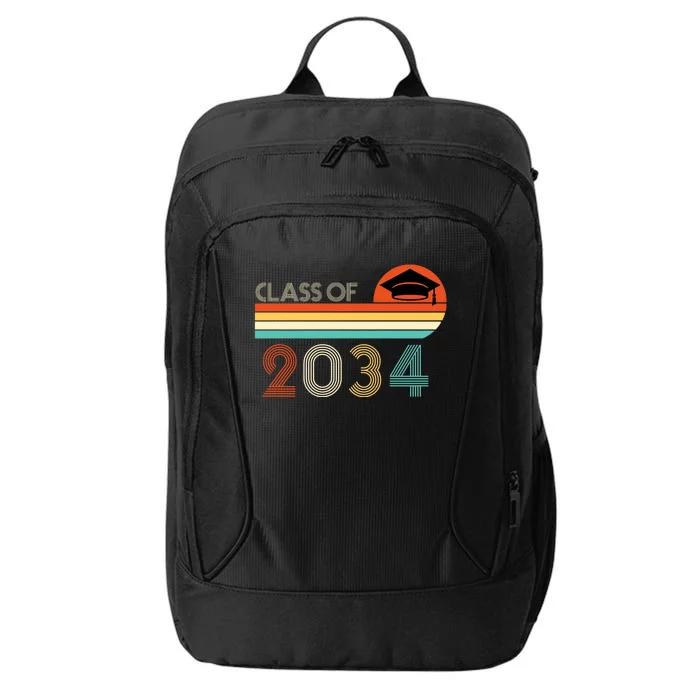 Class Of 2034 Grow With Me Pre-K Graduate Vintage City Backpack