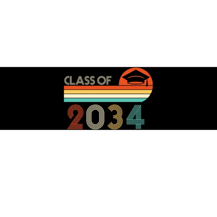 Class Of 2034 Grow With Me Pre-K Graduate Vintage Bumper Sticker