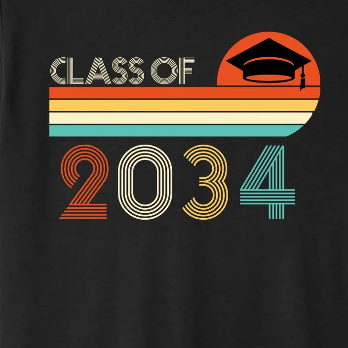 Class Of 2034 Grow With Me Pre-K Graduate Vintage ChromaSoft Performance T-Shirt