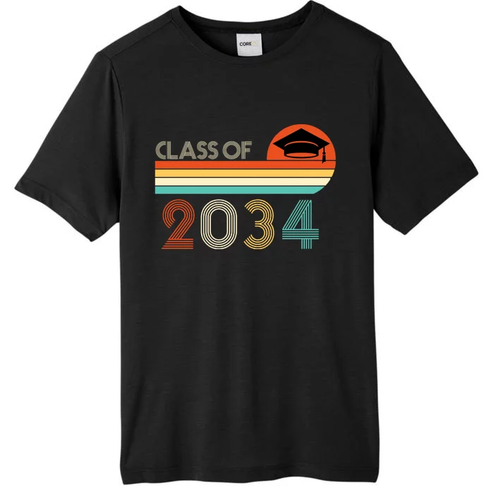 Class Of 2034 Grow With Me Pre-K Graduate Vintage ChromaSoft Performance T-Shirt