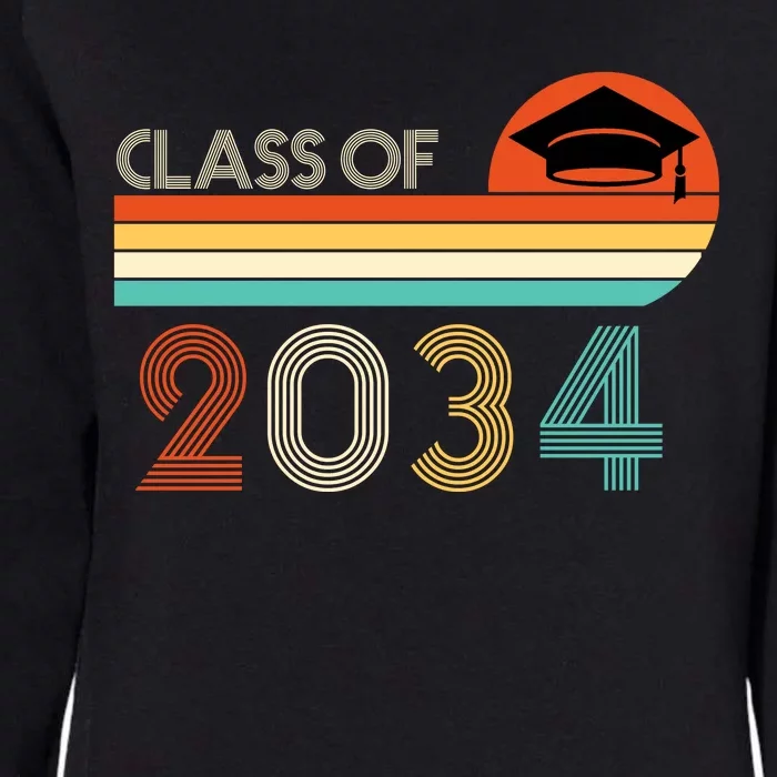 Class Of 2034 Grow With Me Pre-K Graduate Vintage Womens California Wash Sweatshirt