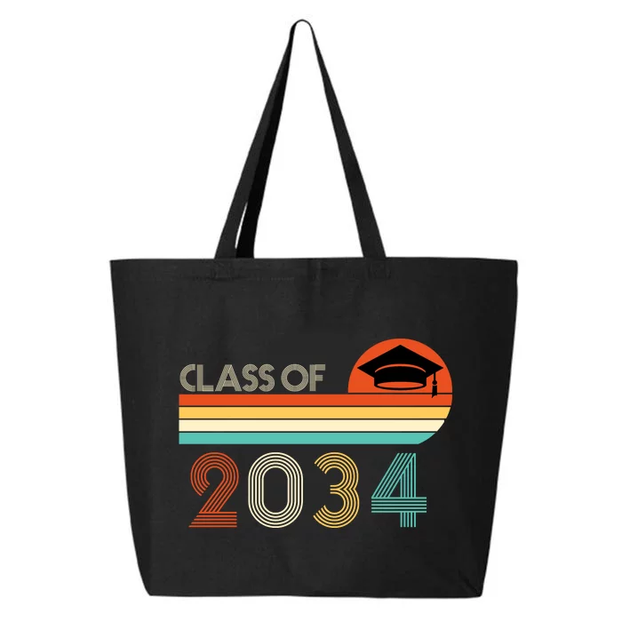 Class Of 2034 Grow With Me Pre-K Graduate Vintage 25L Jumbo Tote