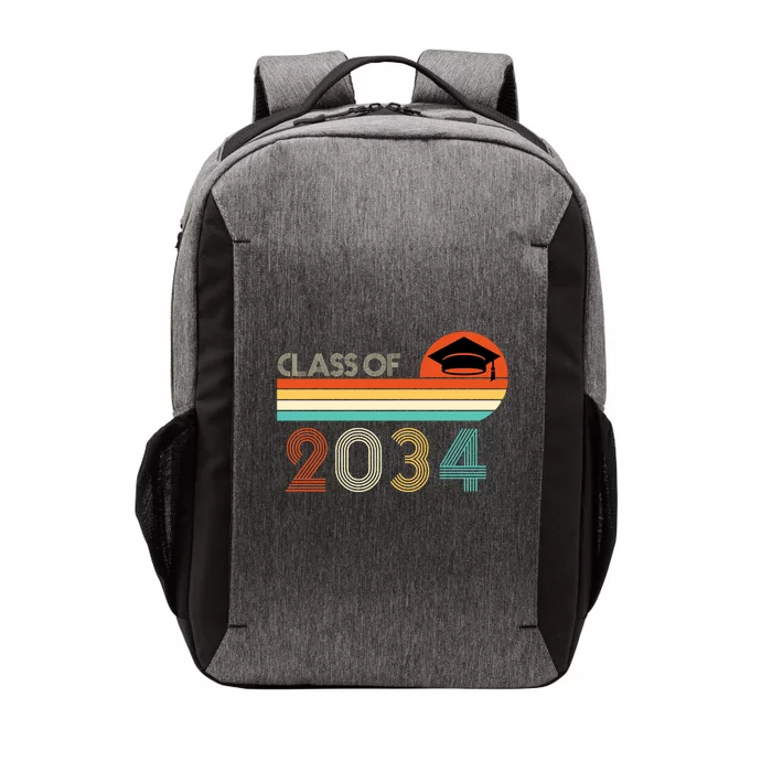 Class Of 2034 Grow With Me Pre-K Graduate Vintage Vector Backpack