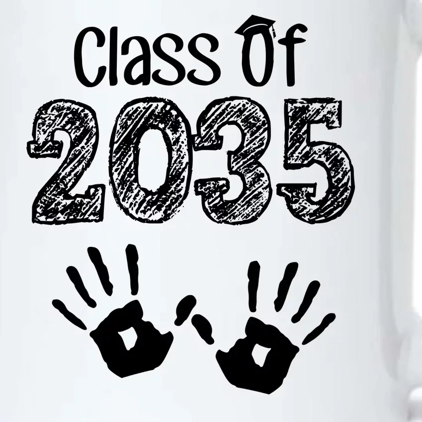 Class of 2035 Grow With Me Handprint Pre-K Black Color Changing Mug