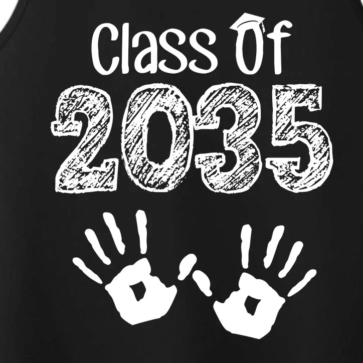 Class of 2035 Grow With Me Handprint Pre-K Performance Tank