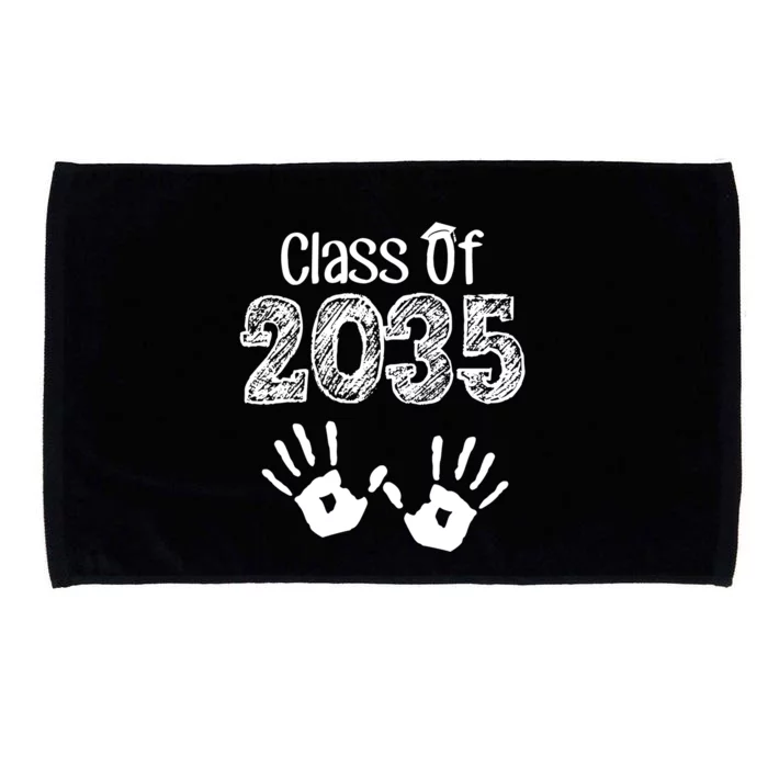 Class of 2035 Grow With Me Handprint Pre-K Microfiber Hand Towel