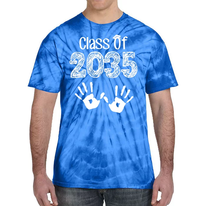 Class of 2035 Grow With Me Handprint Pre-K Tie-Dye T-Shirt