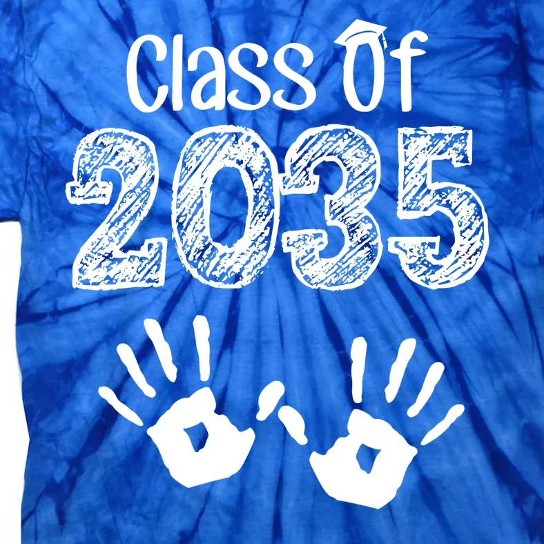 Class of 2035 Grow With Me Handprint Pre-K Tie-Dye T-Shirt