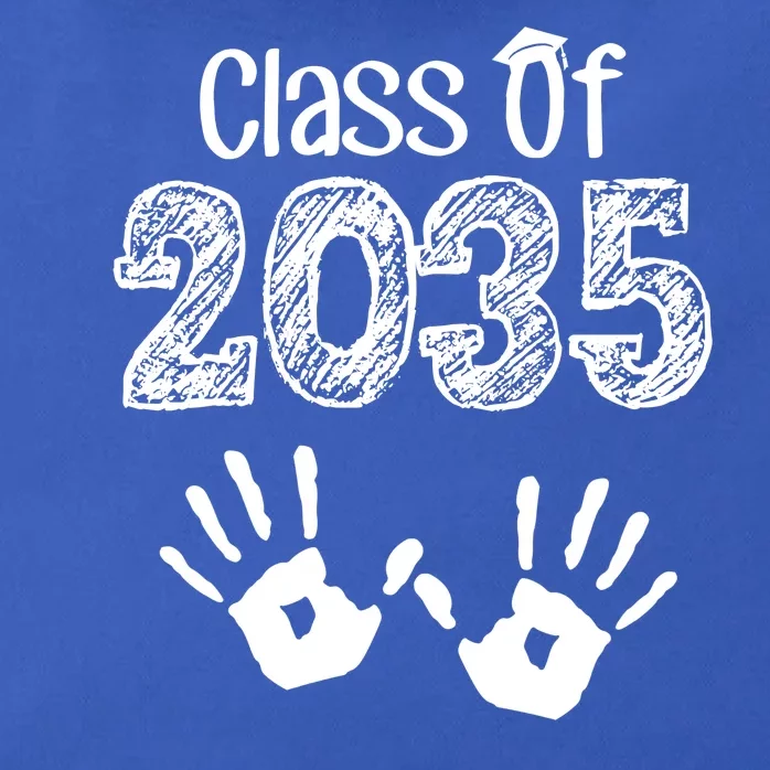 Class of 2035 Grow With Me Handprint Pre-K Zip Tote Bag