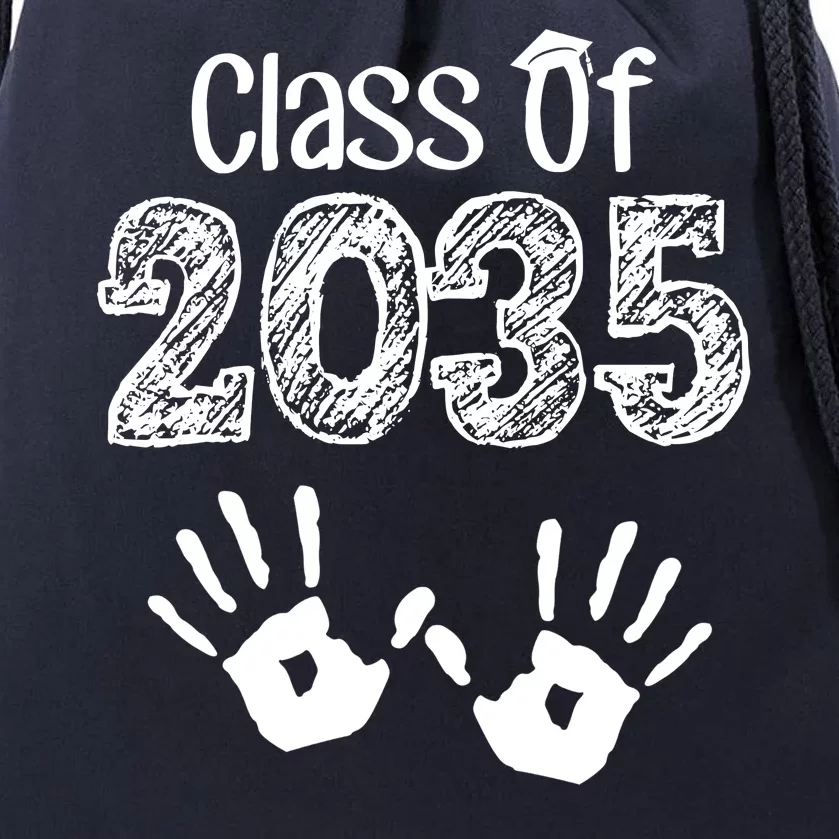 Class of 2035 Grow With Me Handprint Pre-K Drawstring Bag