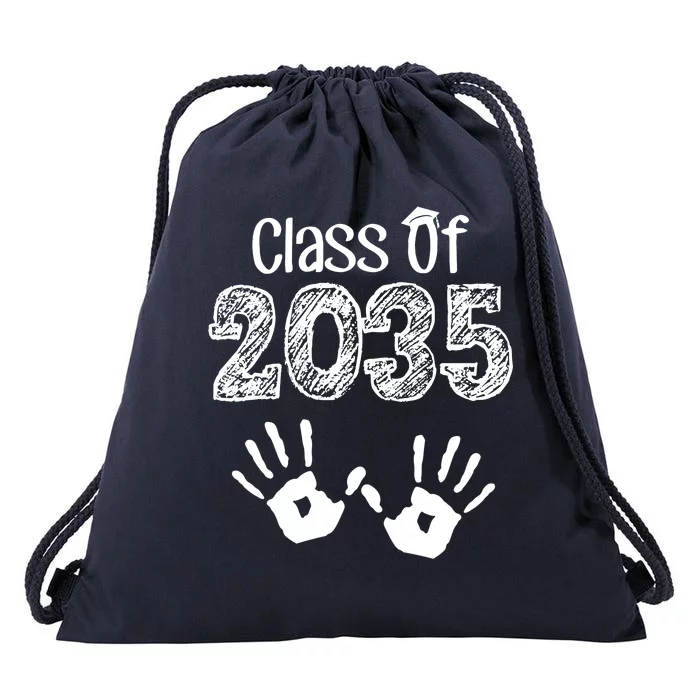 Class of 2035 Grow With Me Handprint Pre-K Drawstring Bag