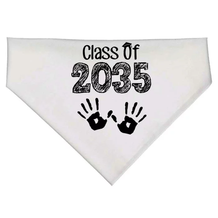 Class of 2035 Grow With Me Handprint Pre-K USA-Made Doggie Bandana