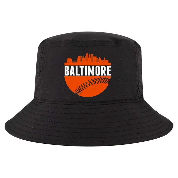 Classic Baltimore Skyline Baseball Cool Comfort Performance Bucket Hat