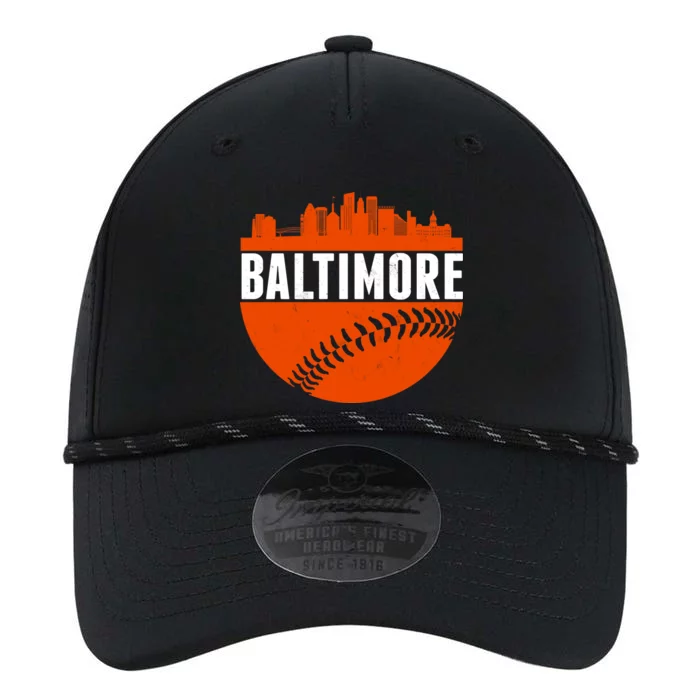 Classic Baltimore Skyline Baseball Performance The Dyno Cap