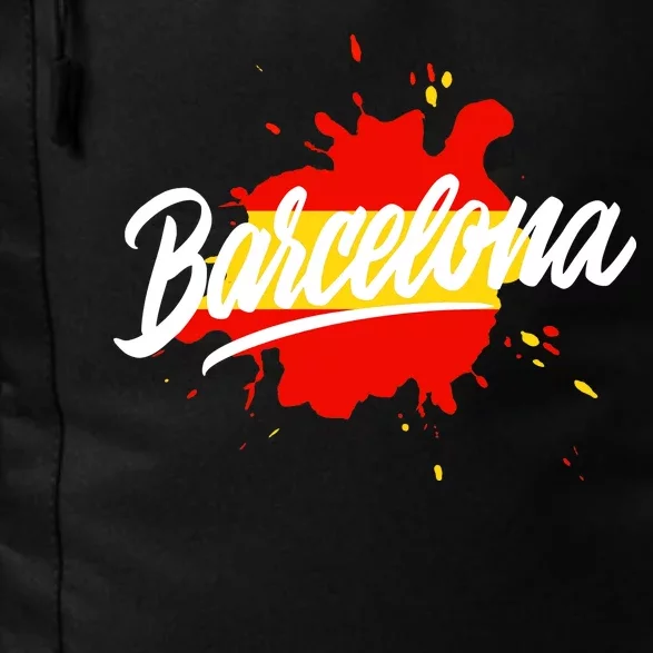 Classic Barcelona Flag Logo Daily Commute Backpack