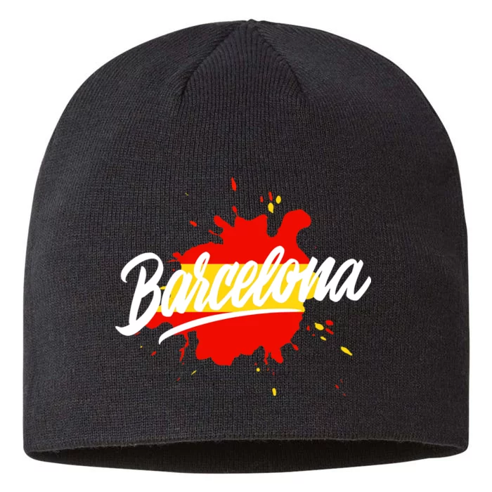 Classic Barcelona Flag Logo 8 1/2in Sustainable Knit Beanie