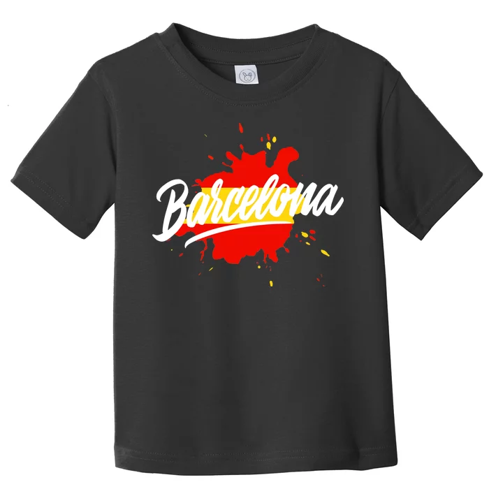 Classic Barcelona Flag Logo Toddler T-Shirt