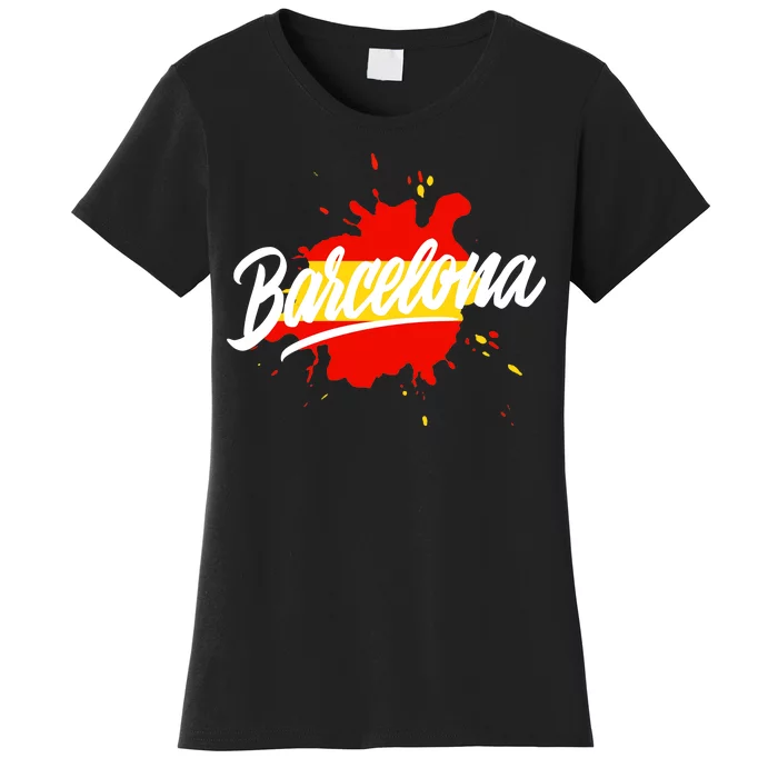 Classic Barcelona Flag Logo Women's T-Shirt