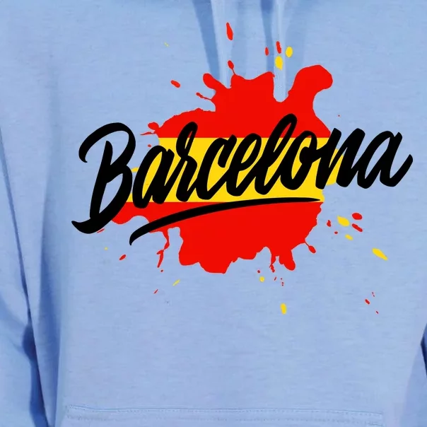 Classic Barcelona Flag Logo Unisex Surf Hoodie