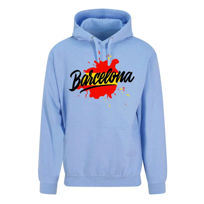 Classic Barcelona Flag Logo Unisex Surf Hoodie