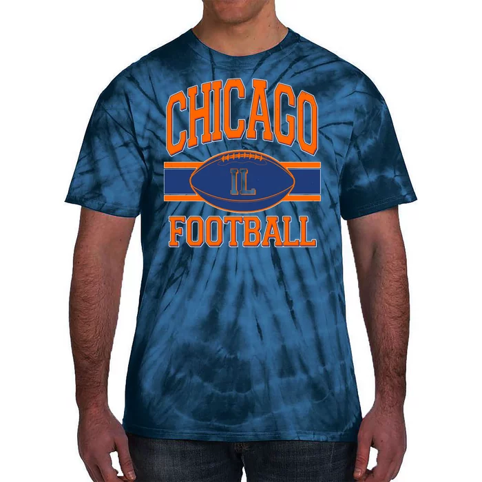 Classic Chicago IL Football Fan Logo Tie-Dye T-Shirt