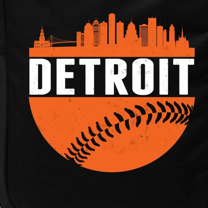 Classic Detroit Skyline Baseball Impact Tech Backpack