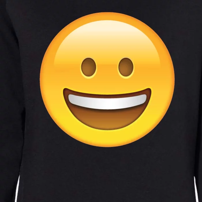 Classic Emoji Smiley Face Womens California Wash Sweatshirt