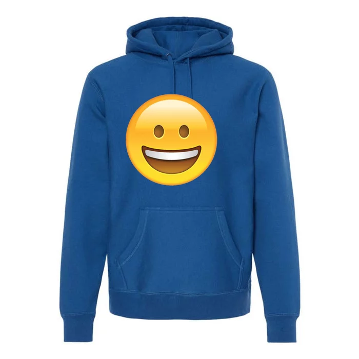 Classic Emoji Smiley Face Premium Hoodie