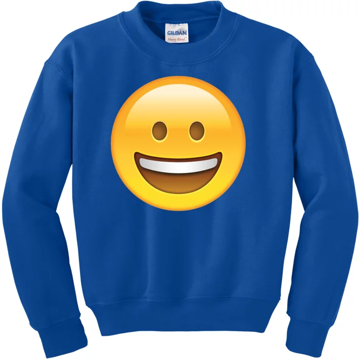 Classic Emoji Smiley Face Kids Sweatshirt