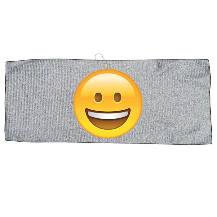 Classic Emoji Smiley Face Large Microfiber Waffle Golf Towel