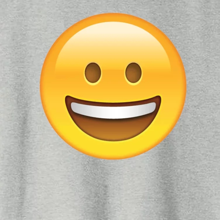 Classic Emoji Smiley Face Women's Crop Top Tee