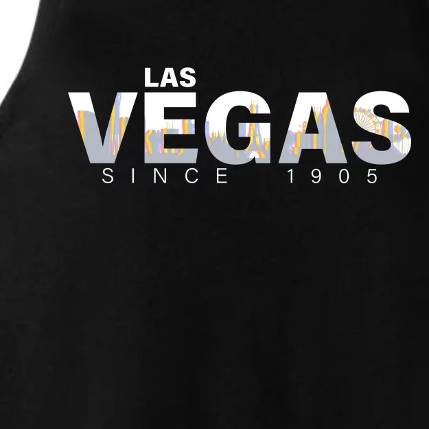 Classic Las Vegas Since 1905 Ladies Tri-Blend Wicking Tank