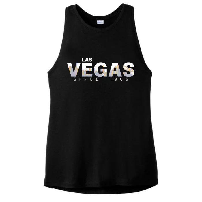 Classic Las Vegas Since 1905 Ladies Tri-Blend Wicking Tank