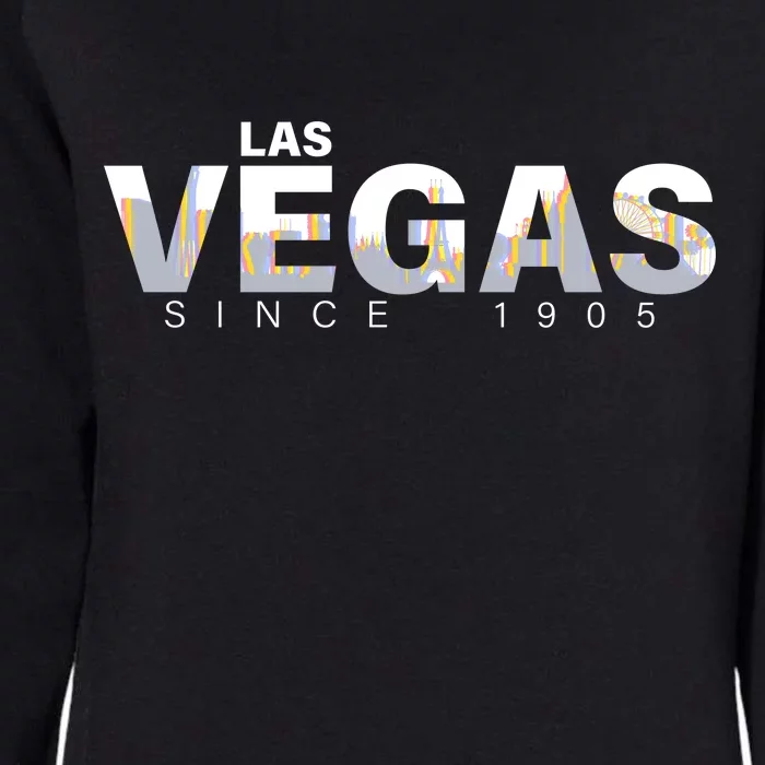 Classic Las Vegas Since 1905 Womens California Wash Sweatshirt