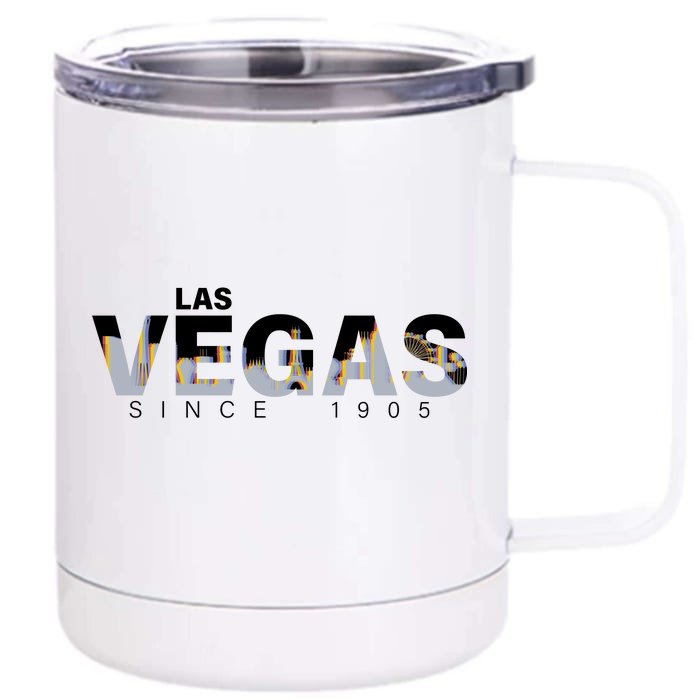 Classic Las Vegas Since 1905 Front & Back 12oz Stainless Steel Tumbler Cup