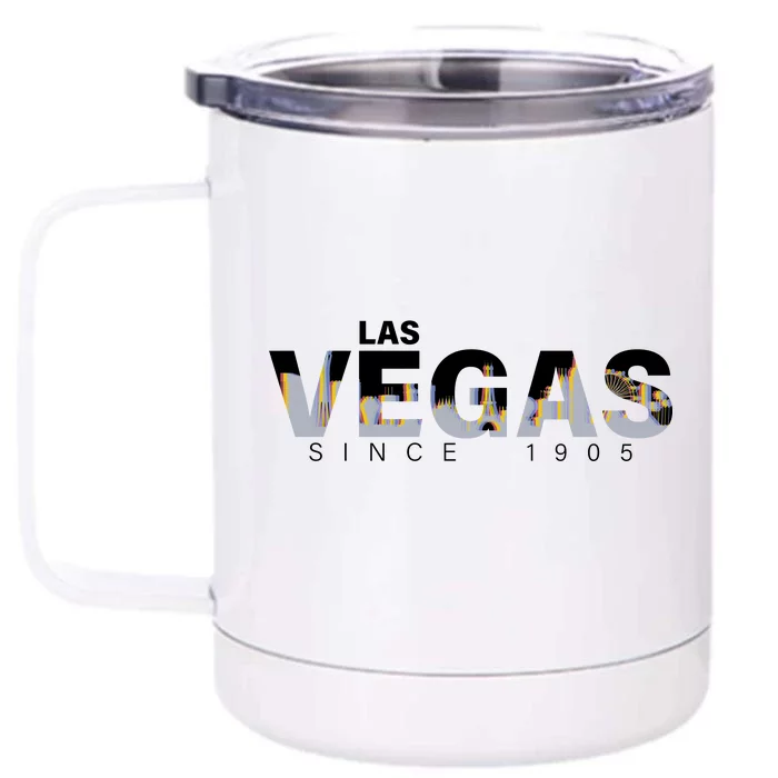 Classic Las Vegas Since 1905 Front & Back 12oz Stainless Steel Tumbler Cup