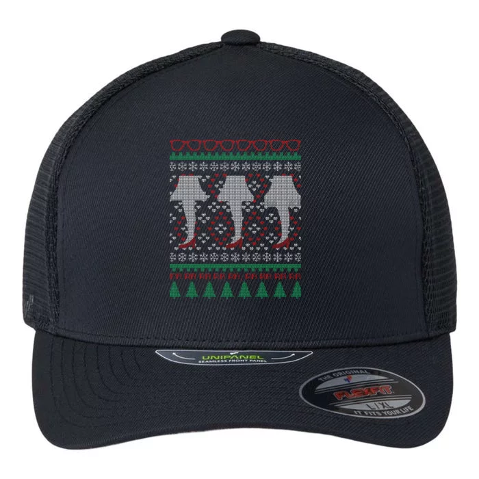 Classic Leg Lamp Funny Ugly Christmas Flexfit Unipanel Trucker Cap